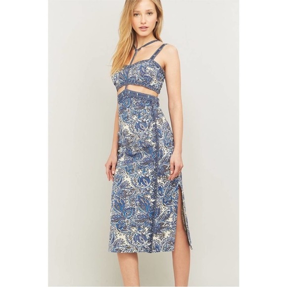 Free People Blue and White Floral Dress - Picture 16 of 16